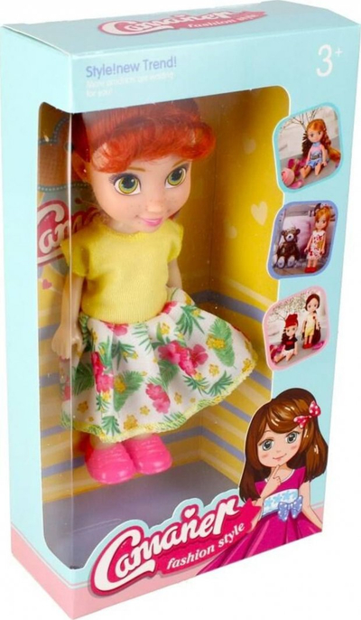 Kukull Mega Creative DOLL, 15cm, plastikë dhe tekstil, shumëngjyrëshe