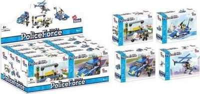 Blloqe ndërtimi Alleblox Police, 96-104 copa, plastike, me shumë ngjyra