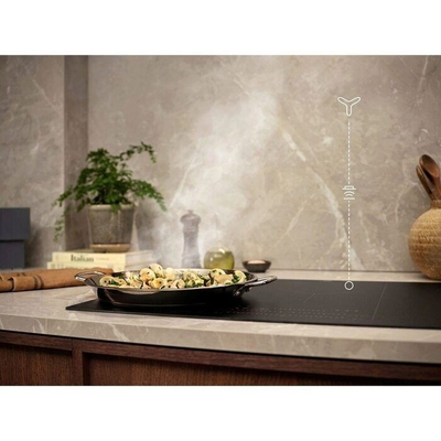 Kapak aspirues i integruar Electrolux 600 Hob2Hood 54 cm, me ndriçim, i zi