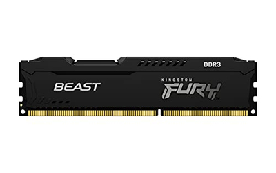 Memorie RAM Kingston Fury Beast, 16GB DDR3 1866MHz CL10, kit 2x8GB, e zezë