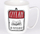 Filxhan qeramike Nadwyraz.com I am reading do not disturb, 330ml, i bardhë