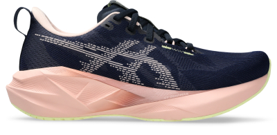 Atlete ASICS Novablast 5 Women, për vrap, tekstil, blu rozë