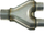 Tub lidhës shkarkimi TurboWorks Y-Pipe, 76mm, metalik