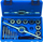 Set filetimi Zira Thread Cutting, 17 pjesë, M3–M12, në kasetë plastike, blu