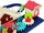 Lodër ndërtuese Lean Building Block Track, me shteg rrëshqitës, muzikore me bateri, shumëngjyrëshe