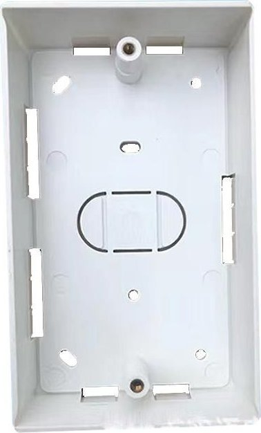 Kuti murale Lanview Back Box, 145×86×32mm, plastike, e bardhë