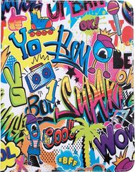Futrollë tableti GreenGo Universal, 9–10", dizajn graffiti, shumëngjyrëshe