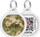 Varëse ID për qen Wau Dog Smart ID Circle Military, diametër 25mm