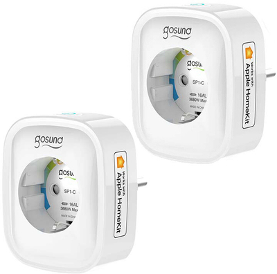 Prizë smart Gosund SP1-H Wi-Fi (HomeKit), 2 copë