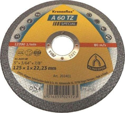 Disk prerës KLINGSPOR 125mm x 1.0mm