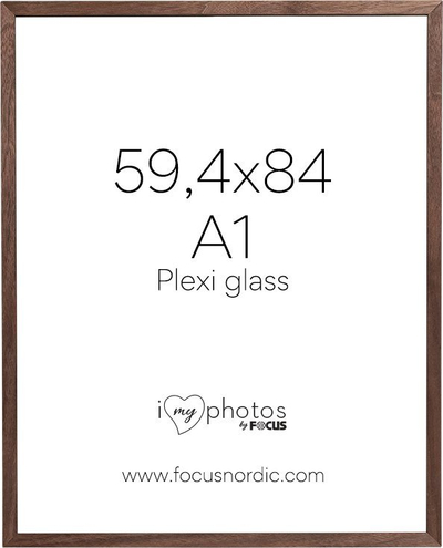 Kornizë fotografie Focus Soul, A1 59,4x84 cm, plexiglas, dru arre