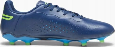 Këpuca futbolli Puma King Match FG AG 107570-02, për burra, për bar natyral edhe artificial, blu