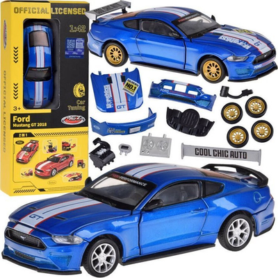 Maket metalik makine Jokomisiada Ford Mustang GT, shkalla 1:42, për koleksionistë