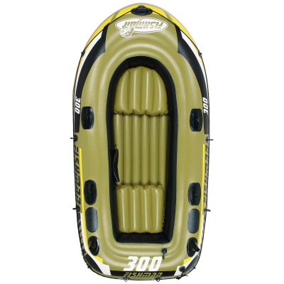 Varkë me ajër Bestway Fishman 300 Set, 252 cm, 3 veta, jeshile