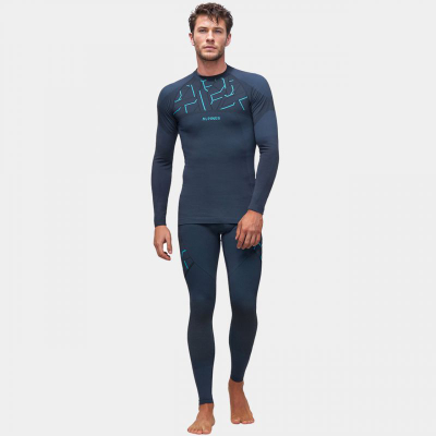 Pantallona termale Alpinus Tactical Gausdal M për burra, Quick Dry, të zeza