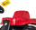 Traktor lodër me pedale Rolly Toys Massey Ferguson me rimorkio, për kalama 2.5 vjeç, i kuq