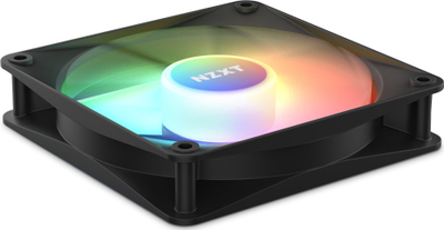 Ventilatorë për kasë PC NZXT F120 RGB Core, 120mm PWM, set me 3 copë, ngjyrë e zezë