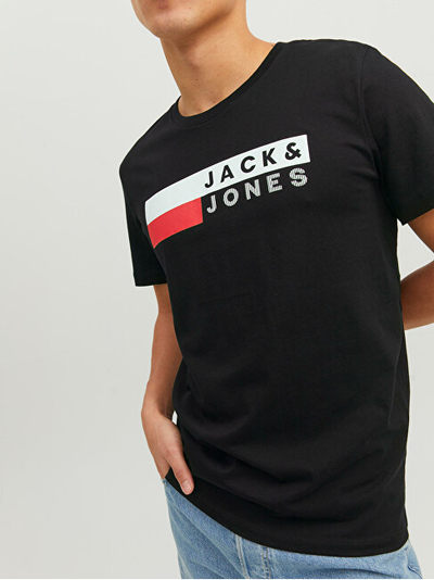 Bluzë për meshkuj Jack&Jones, e zezë