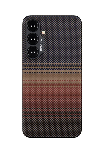 Mbrojtëse Pitaka MagEZ 4 për Samsung Galaxy S24+, portokalli