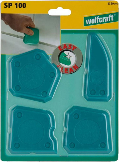 Set spatula për fuga Wolfcraft Joint Spatula SP 100, 4 copë, plastike