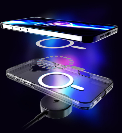 Mbulesë telefoni 3MK EverClear MagCase për iPhone 17 Pro, MagSafe, transparente