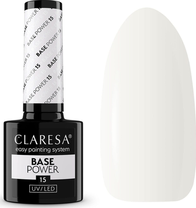 Bazë xheli për thonj Claresa Base Power Shade 15, UV LED, 5 g