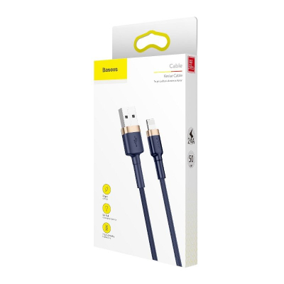 Kabllo Baseus Cafule Lightning 1.5A 2m (Ari + Blu e errët)