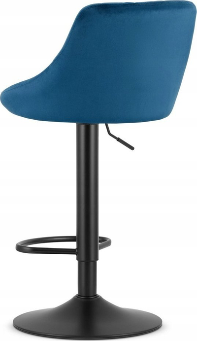 Karrige bari Furniture Moskała Roma, lartësi e rregullushme, velur, e verdhë black