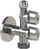 Valvul këndore ARCO 1/2" x3 / 8" x3 / 4" (COMB5MAC)