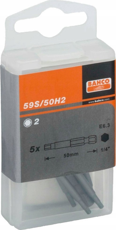 Bit kaçavidhe Bahco 59S/50H3, hex H3, 50mm, gri
