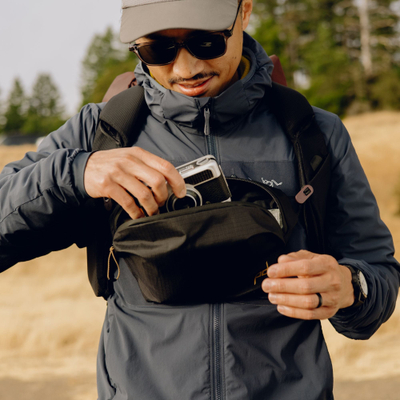 Слинг чанта Peak Design Outdoor Sling 2L, 2L, отпорна на временски услови, црна