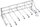 Aksesor grilli Weber 7635, shufra Flavorizer Spirit 200, set 3 copë, inox