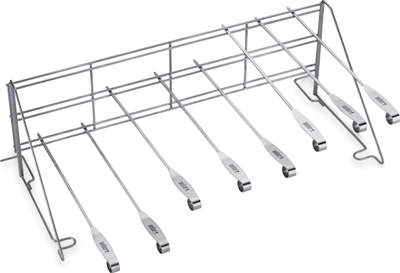 Aksesor grilli Weber 7635, shufra Flavorizer Spirit 200, set 3 copë, inox