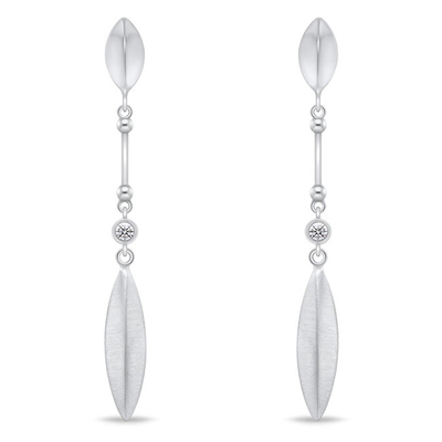 Vathë për femra Brilio Silver EA1037W, të argjendtë