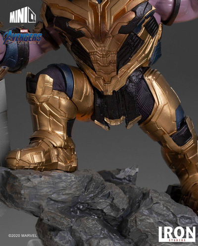 Figurë koleksionare Iron Studios MiniCo Thanos Endgame, 20cm, PVC, shumëngjyrëshe