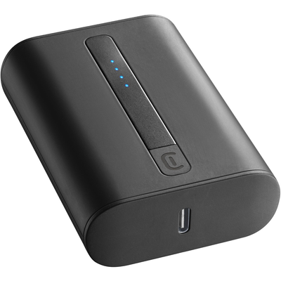 Powerbank Cellularline thunder PBNEWTANK10000K, 10000Mah, 20W, i zi