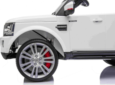 Makina elektrike për fëmijë Land Rover Discovery, 12V, telekomandë 2.4GHz, e bardhë