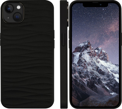 Kllapë telefoni Dbramante1928 Dune për iPhone 14 Plus, plastikë e ricikluar, mbrojtëse, e zezë