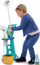 Сет за игра за чистење Ecoiffier Cleaning Cart, со количка и рачна правосмукалка, повеќеобоен