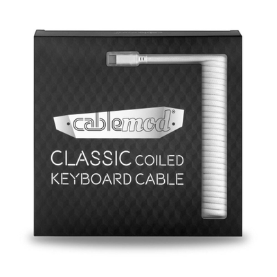 Kabllo USB Cablemod CM-CKCA-CW-WW150WW-R, USB në USB-C, 1.5 m, e bardhë