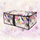 Kuti ruajtëse Floral Beauty Blanket Case, me zinxhir, me dorezë anësore, me motiv lulesh