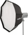 Softbox parabolik Godox AD-S60S, 60 cm, me grilë honeycomb, i zi