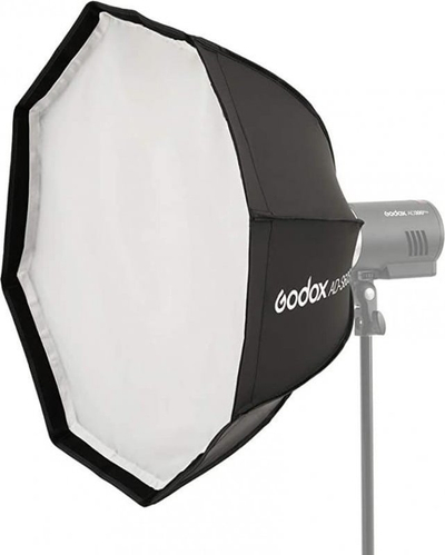 Softbox parabolik Godox AD-S60S, 60 cm, me grilë honeycomb, i zi
