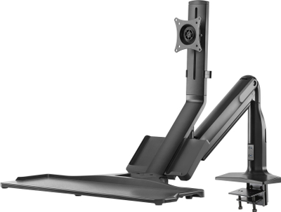 Stendë monitori INLINE, 17-32", VESA, USB 3.0, e zezë