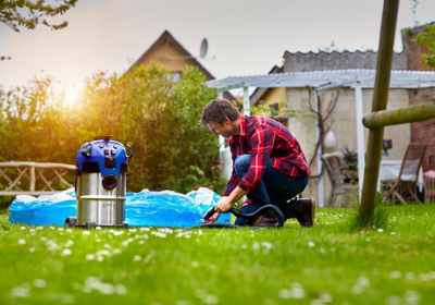 Fshesë elektrike Nilfisk Multi II 30 T, 1400 W, 30 l, e kaltër