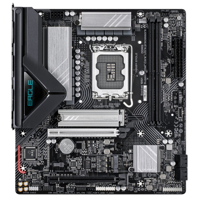 Pllakë amë Gigabyte B860M EAGLE, Micro-ATX, LGA 1851, DDR5 9066 MT/s, e zezë