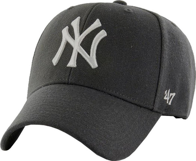 47 Brand New York Yankees MVP Бејзбол Капа, Charcoal