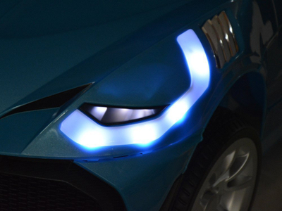 Makina elektrike për fëmijë Jokomisiada Cabrio PA0270, funksion lëkundjeje, deri 30 kg, e kaltër