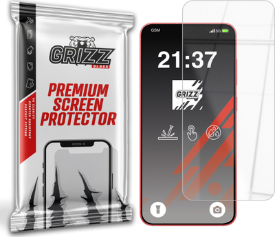 Xham mbrojtës hibrid Grizz HybridGlass 9H për Samsung Galaxy S25, i tejdukshëm