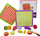 Set prerjeje lodër Tooky Toy Vegetable Play Set, dru, shumëngjyrësh